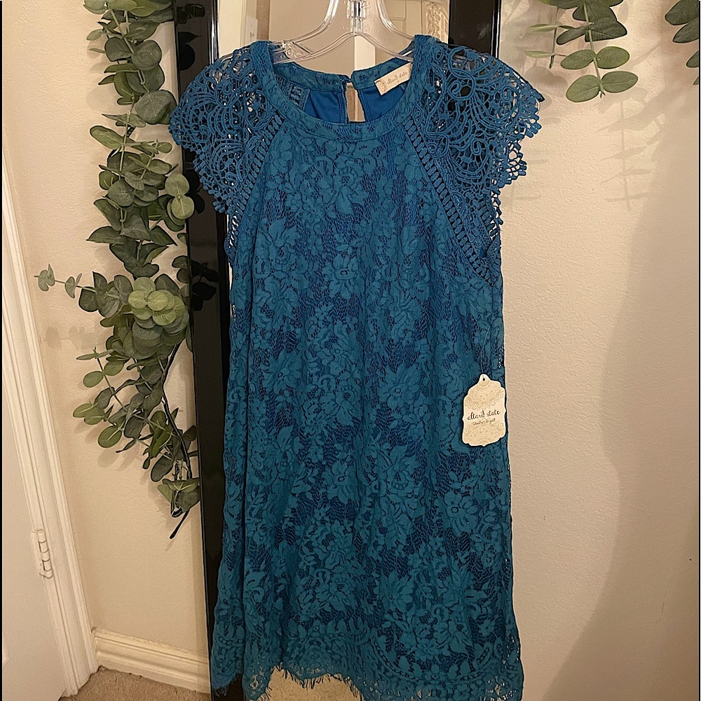 Altar’d State Blue Lace Dress NWT!